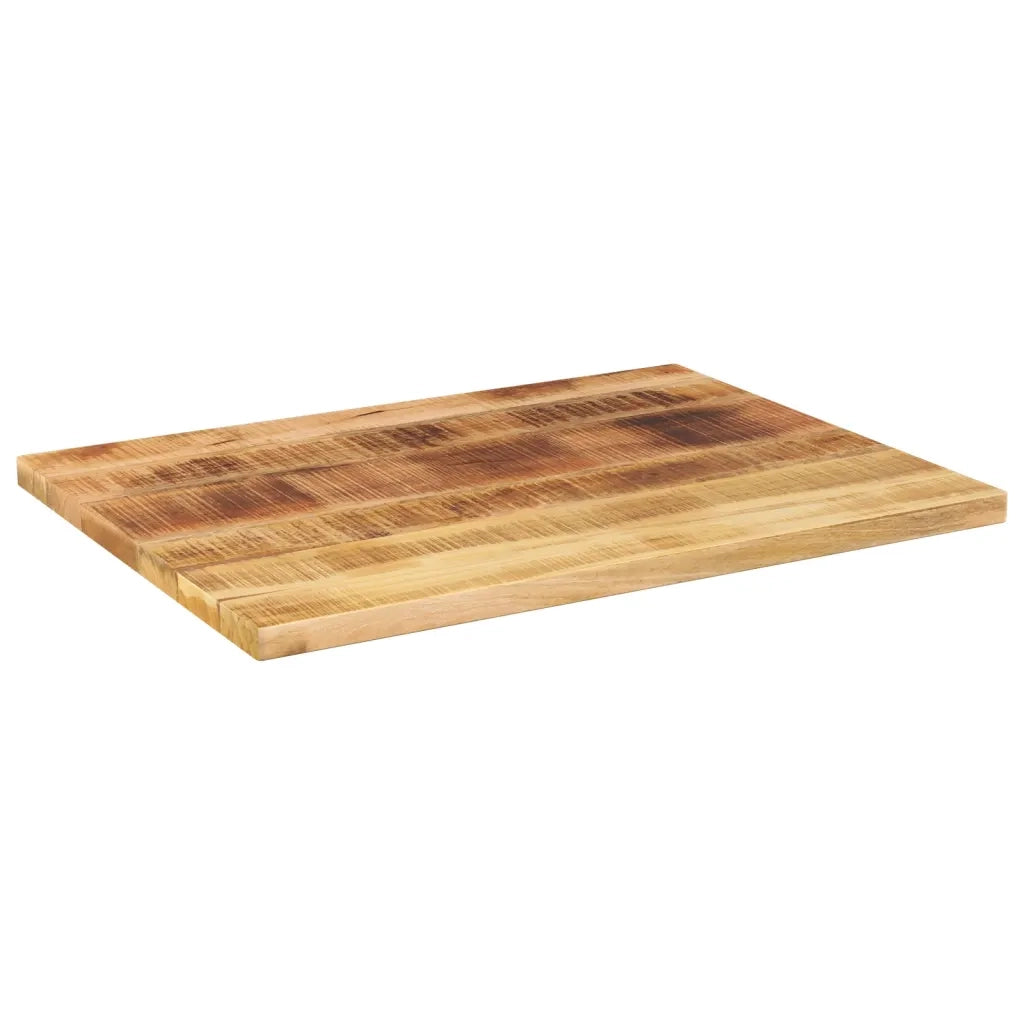 Piano per Tavolo 70x50x3,8 cm Rettangolare Legno Mango Grezzo 371393
