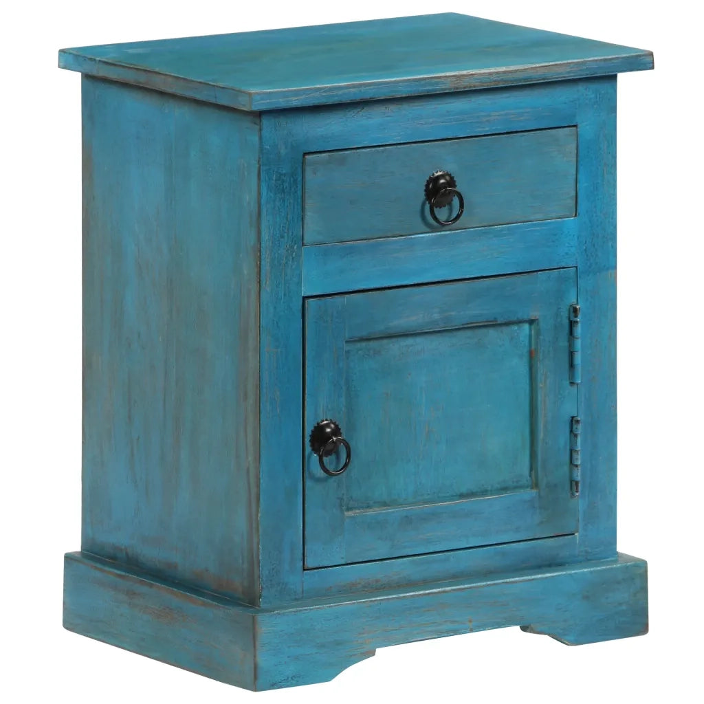 Comodino in Legno Massello di Mango 40x30x50 cm 246150