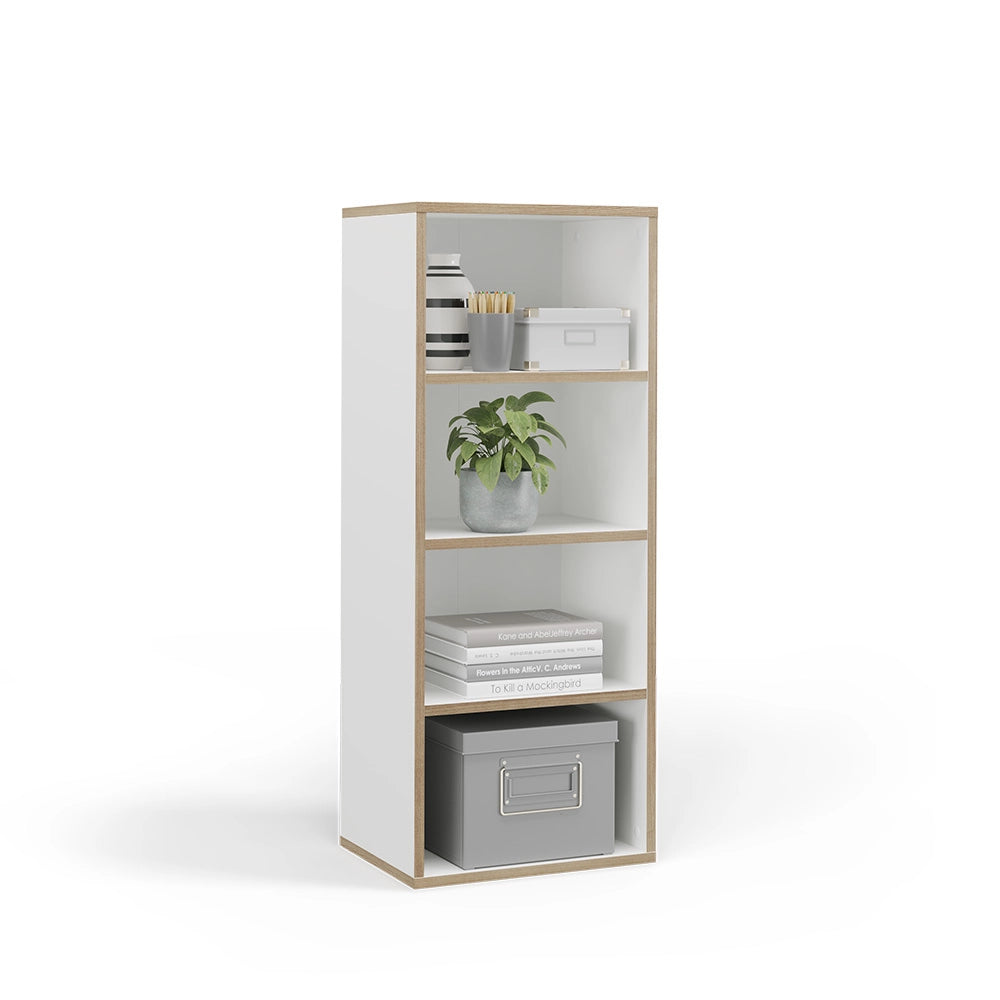 Vicco Libreria Bianco 40 x 100 cm con 4 scomparti