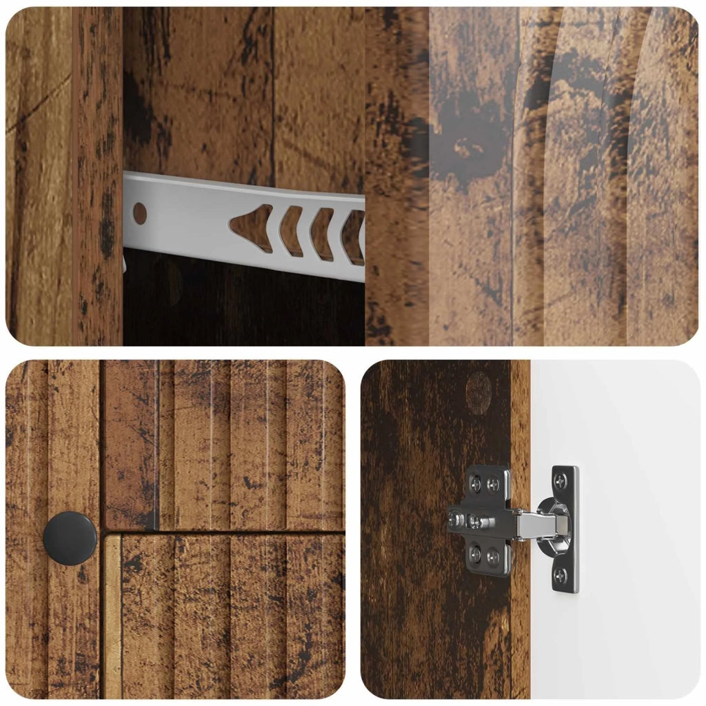 Mobile TV Legno antico 89 x 34,5 x 60 cm Legno ingegnerizzato 894203