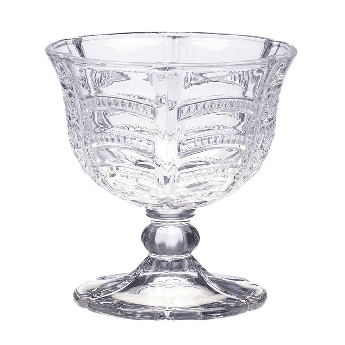 Confezione 6 Coppette Gelato Macedonia Cocktail Luxor in Vetro Trasparente Kaleidos