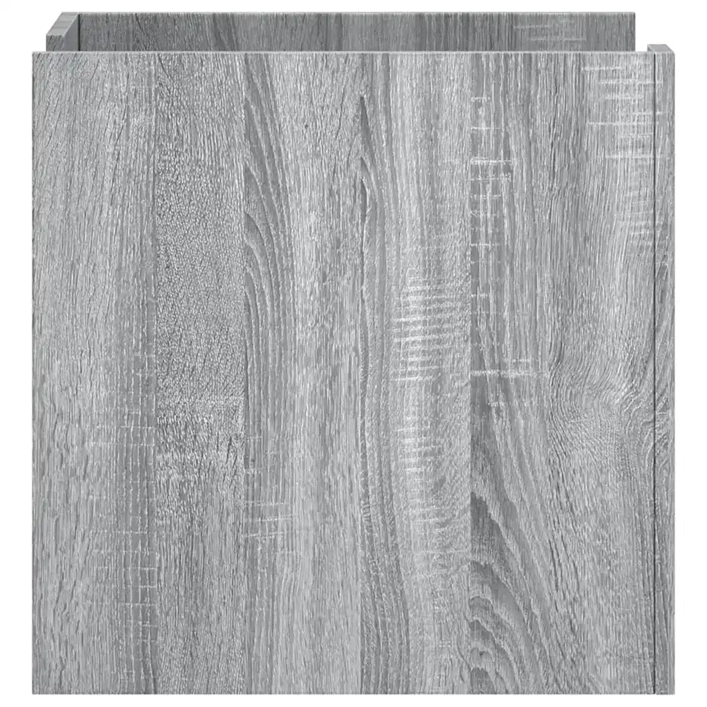 Comodino-Tavolino da notte Grigio Sonoma 45x50x50 cm in Truciolato 479112