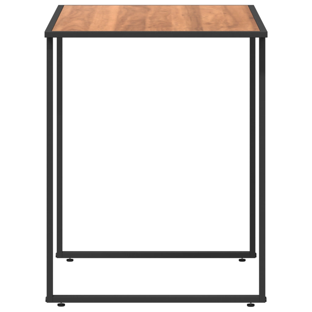 Tavolo da giardino Marrone 100x55x70 cm DPC e Acciaio