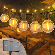 Illuminazione Solare Esterna con 4 Modalità - 15m Impermeabile LED Illuminazione Esterna di Giardino
