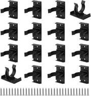 Clips per keukenplint, nero plastico, clip di fissaggio con viti 28-32 mm