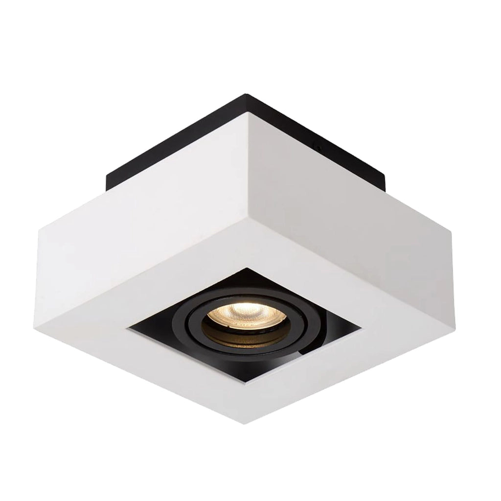Spot da soffitto Italux Casemiro GU10 50W bianco/nero