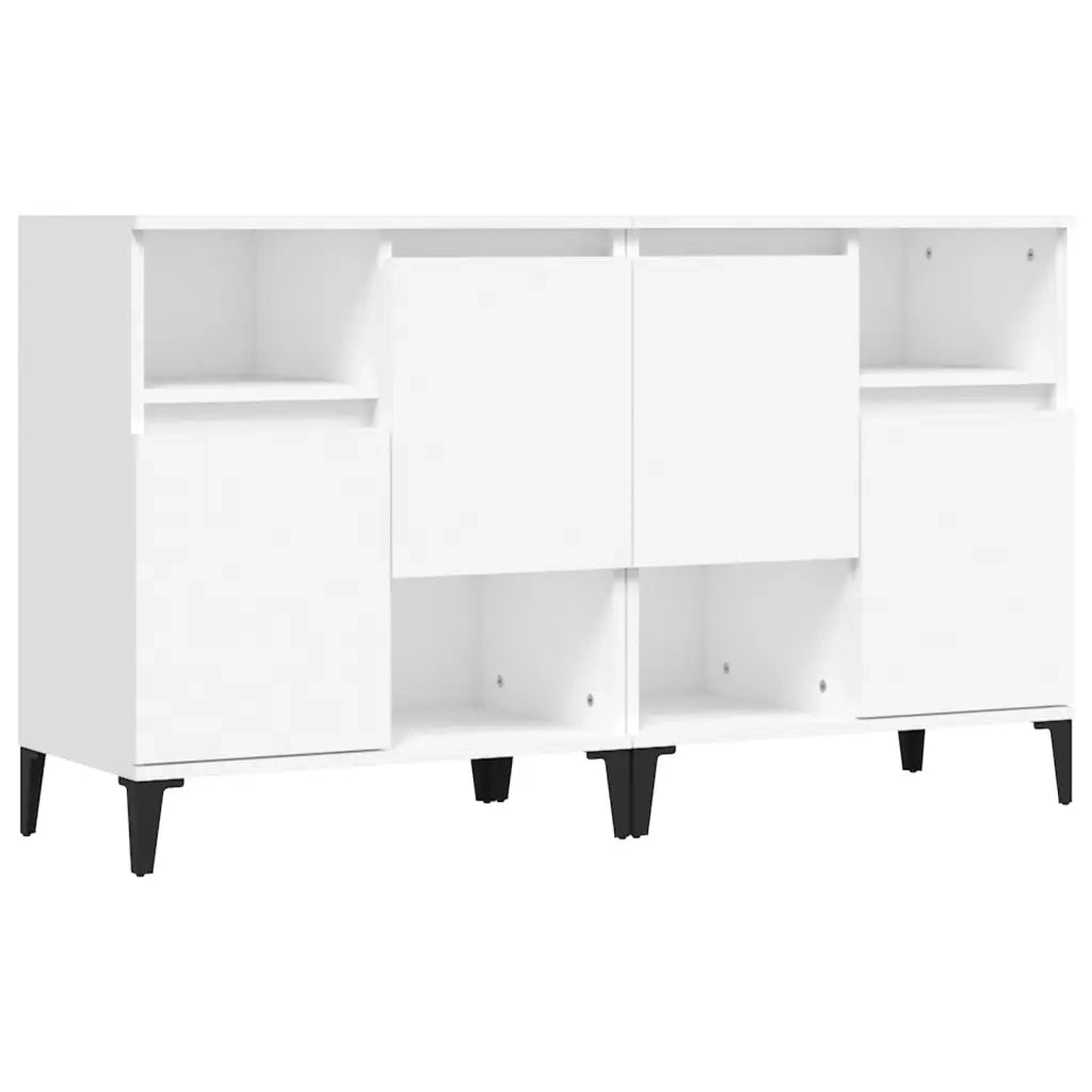 Credenze 2pz Bianche 60x35x70 cm in Legno Multistrato 3185727