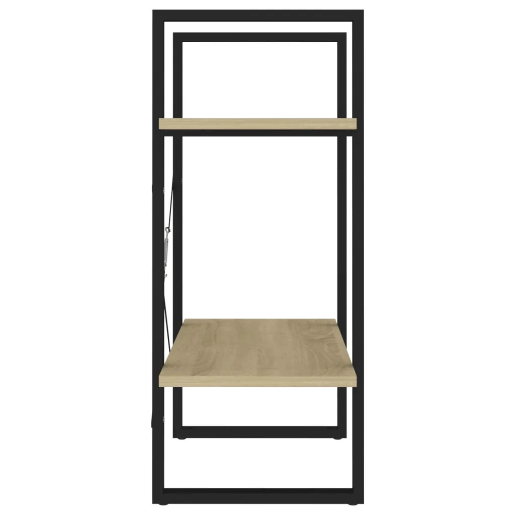 Libreria 2 Ripiani Rovere Sonoma 60x30x70 cm Legno Multistrato 806430