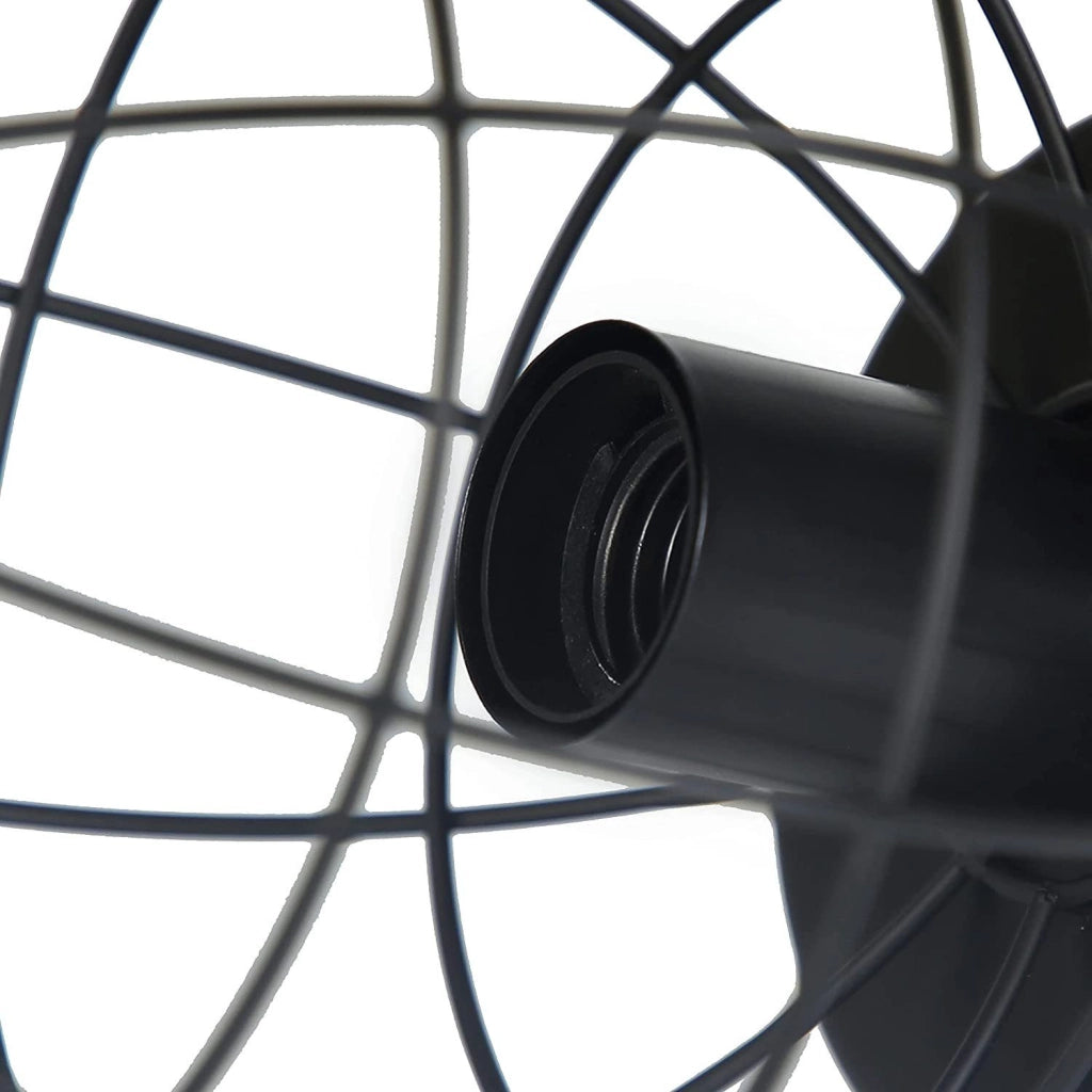 ZMH Lampada da soffitto metallo nero stile industriale retrò attacco E27 per corridoio cucina camera da letto soggiorno