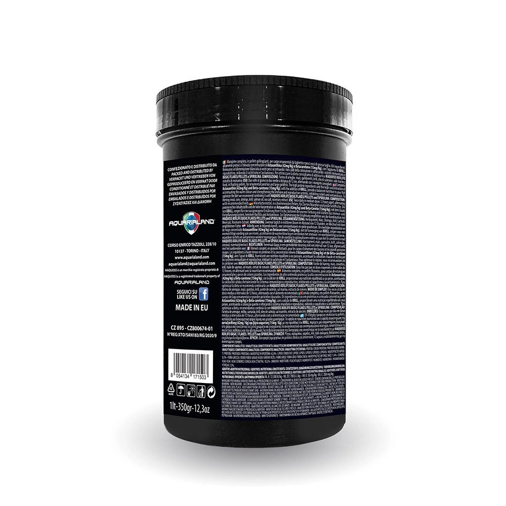Haquoss KoiLife Color 1000ml/350gr Ø6mm - mangime in pellet per la colorazione dei pesci da laghetto