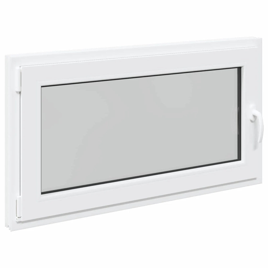 Finestra per Soffitta RISOR 110 x 60 cm PVC e Vetro Bianco CFW1452580