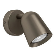 Faretti E Spot Moderno Camaldoli Acciaio Bronzo 1 Luce Gu10 Ip20