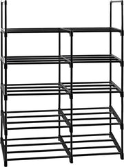 Sistema di Organizzazione per Scarpe - Multifunzionale per la Conservazione a Casa - 5 Livelli + 5 Piani