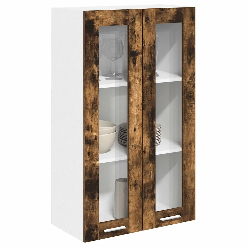 Armadio pensile Rovere fumé 60 x 31 x 100 cm Legno multistrato
