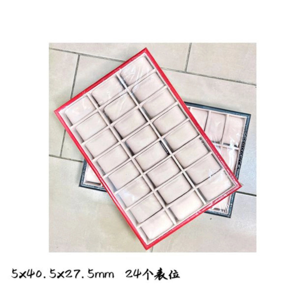 Trade Shop - Scatola Porta Orologi 24 Posti Organizer Grande Uomo Elegante -