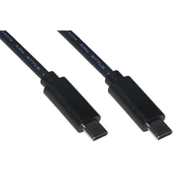 Cavo Usb Link LKCC202. - Connettore 1: USB C, Connettore 2: USB C - Versione USB 2.0 - 2mt. - Nero