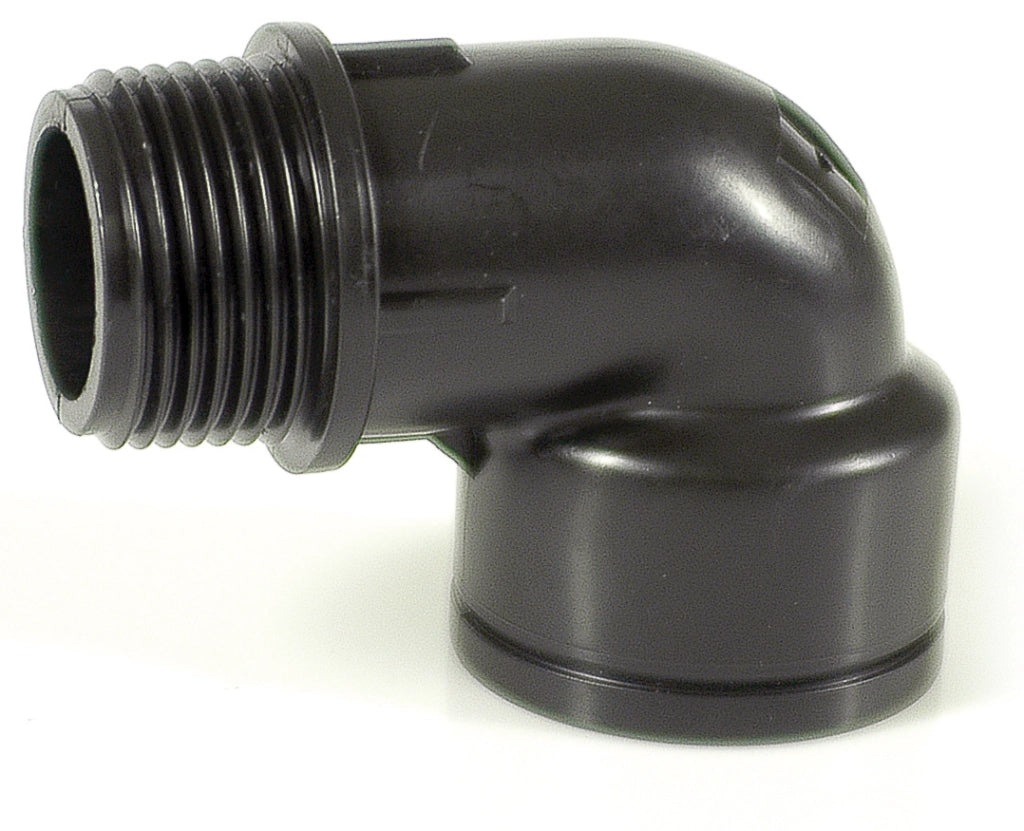 RACCORDO FILETTATO A GOMITO PER TUBO IN POLIETILENE M/F  mis. 1/2x1/2 100.00 pz