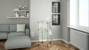 Stendibiancheria Stendino a torre, lunghezza stenditura 30 metri mod.ICARO COLOMBO