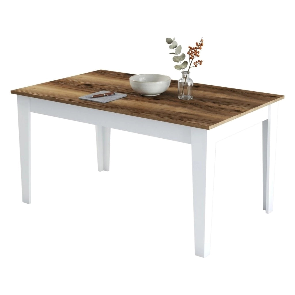 Sicura, Tavolo Fisso 6 Posti, 145x88x75h cm Bianco