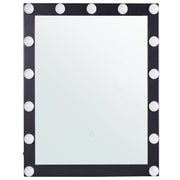 Specchio a LED da parete bianco 50 x 60 cm in stile moderno bagno soggiorno