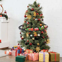 Trenino per Albero di Natale Treno con Supporto per Centro Albero con Luci Suoni