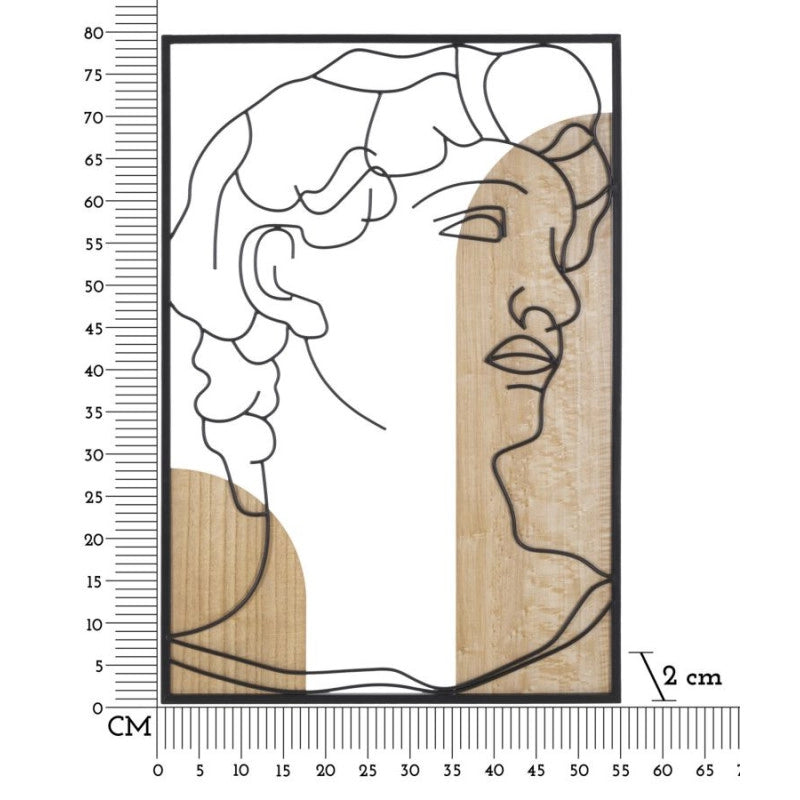 Pannello Da Muro David -b- cm 55x2x80