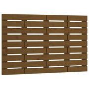 Testiera | Testata da Parete Ambra 106x3x63 cm in Legno Massello di Pino