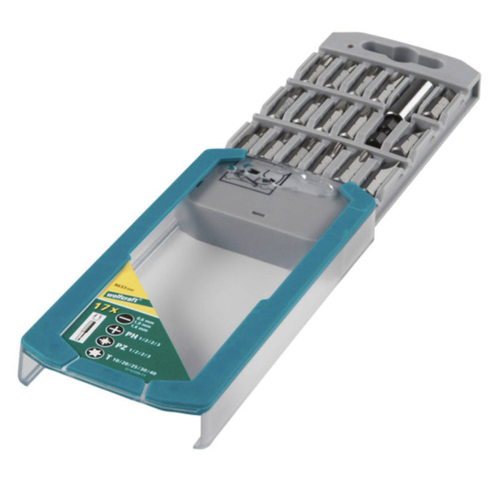 Bit-Box set 17Pz inserti WOLFCRAFT