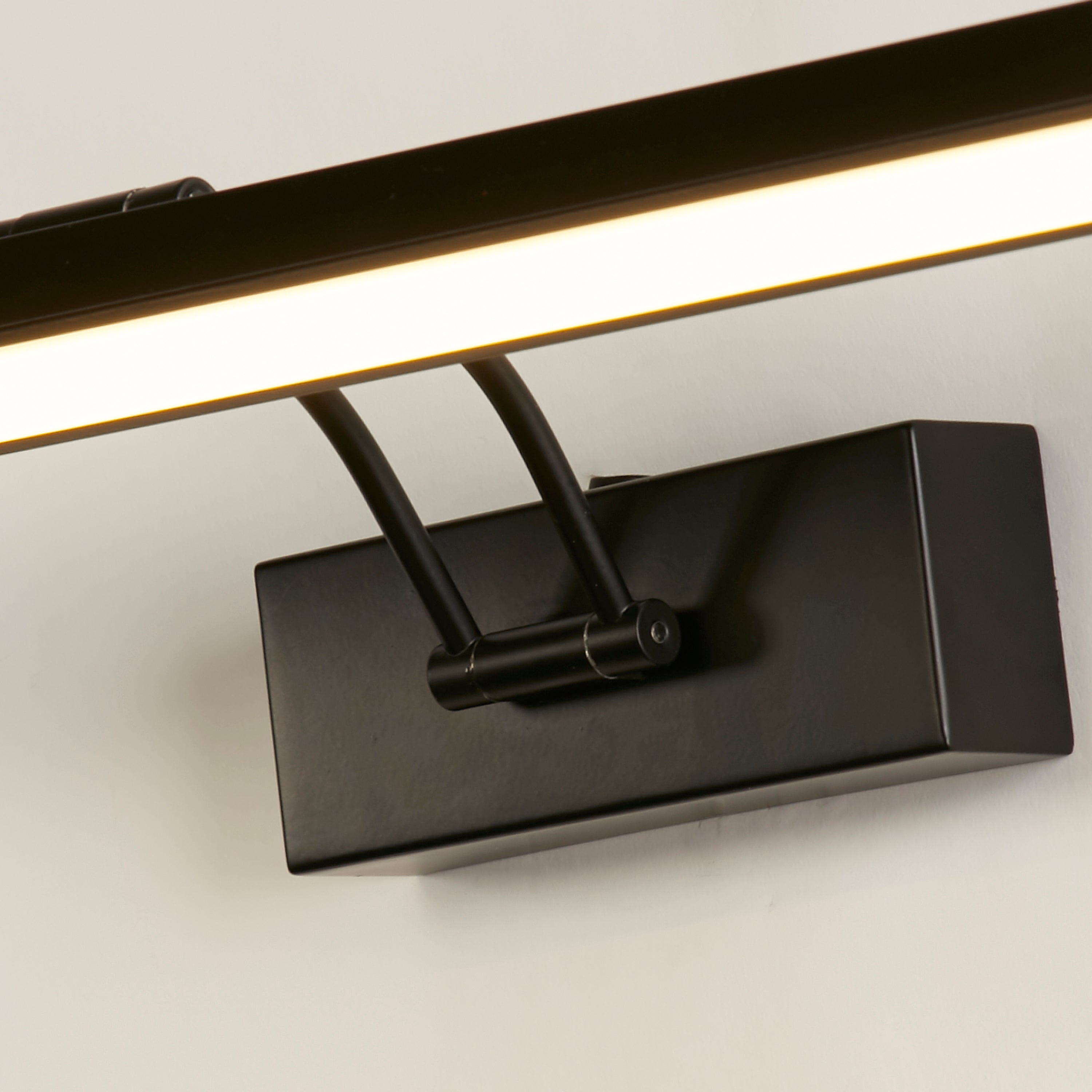 Applique Moderna Rodi Acciaio Nero Policarbonato Led 13,3W 3000K