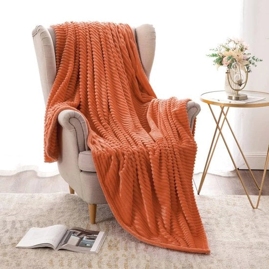 Felpa Plaid in Felpa Flanell 60x80 pollici - Debitto Caldo Deken per Camera da Letto e Divano