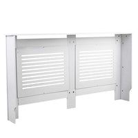 Rivestimento Copritermosifone Legno MDF Bianco 152x19 H82cm Copri Calorifero