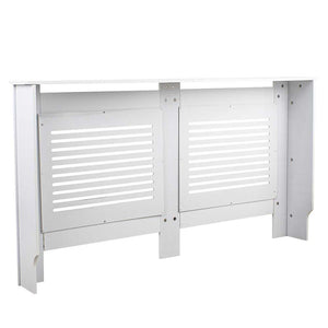 Rivestimento Copritermosifone Legno MDF Bianco 152x19 H82cm Copri Calorifero