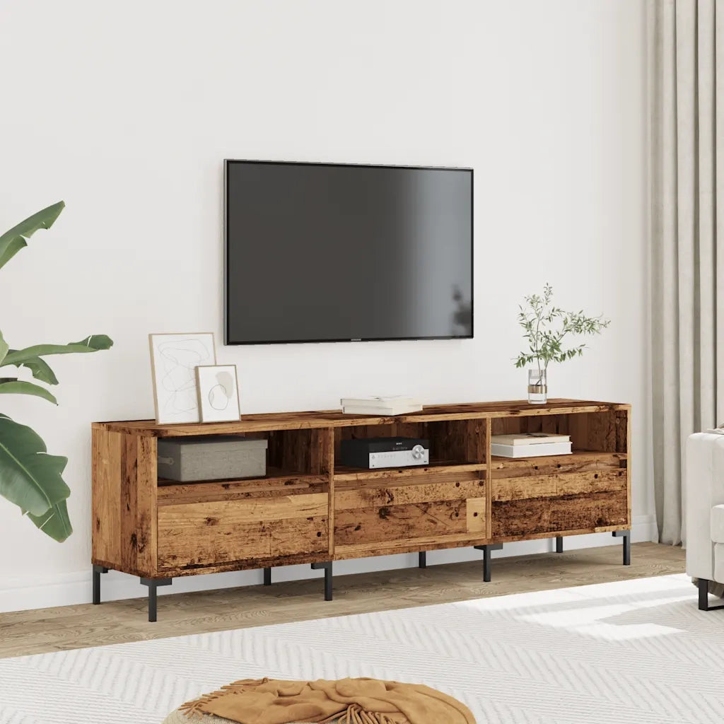 Mobile Porta TV Legno Antico 150x30x44,5 cm Legno Multistrato 857189