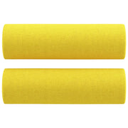 Cuscini Decorativi 2 pz Giallo Chiaro ?15x50 cm in Tessuto CFW6776226