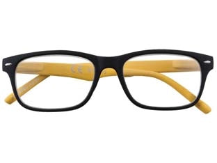 OCCHIALE LETTURA MONTATURA POLICARBONATO NERO/GIALLO B3  diottrie +3,0  31ZB3YEL300    ZIPPO