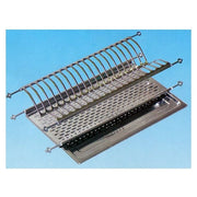Lavenox B SWV6618 C TERN Scolapiatti in acciaio inox da incasso 66 cm colore Acciaio