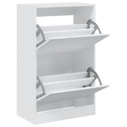 Scarpiera | Mobile per scarpe Bianca 60x34x96,5 cm in Legno Multistrato