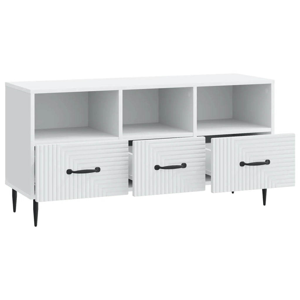 Mobile TV-Credenza per TV Bianco 102 x 34,5 x 50 cm Legno ingegnerizzato 139946