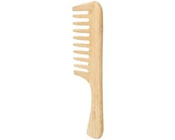 Spazzola per capelli in bambù - Antistatica - Leggera - Per la cura dei capelli - Ideale per l'uso domestico - Dimensioni 25 x 8 x 1 cm
