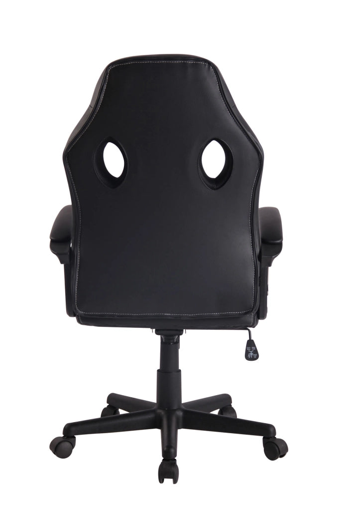 Sedia Gaming Elbing In Similpelle nero/nero
