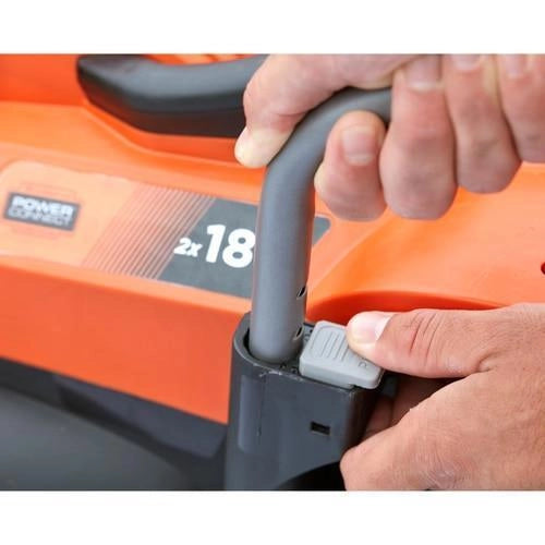 Black & Decker BCMW3318L2 tagliaerba Tagliaerba a spinta Batteria Nero, Arancione