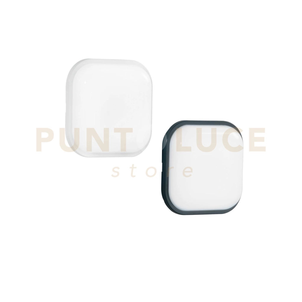 LED-EVER-Q-LC BCO PLAFONIERA LED EVER BIANCA IN POLICARBONATO 30W 3420LM 3000K  IP65 22,1X22,1X7,2 CM.