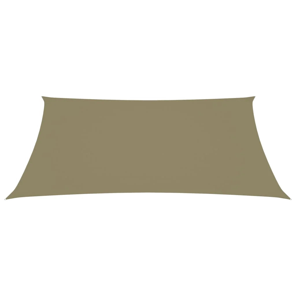 Vela ombreggiante/ombrellone rettangolare 2 x 3 m in tessuto Oxford beige 02_0009594