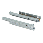 Guide a Scomparsa Silver per Cassetti ad Estrazione Totale P350 Zincato Bianco Acciaio Emuca