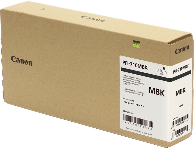 Canon Large Format Canon PFI-710 MBK cartuccia nero 700 ml