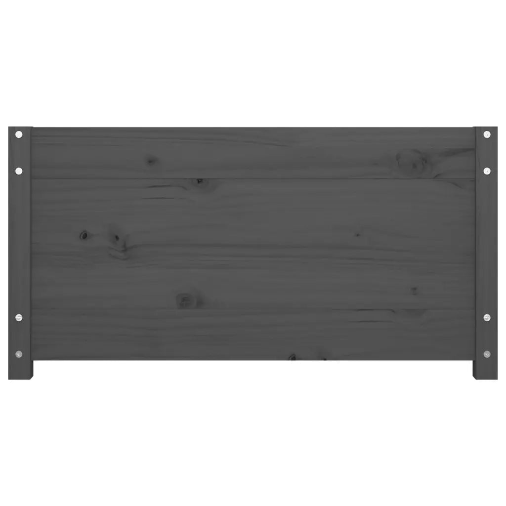 Dormeuse Grigia 90x200 cm in Legno Massello di Pino 821591