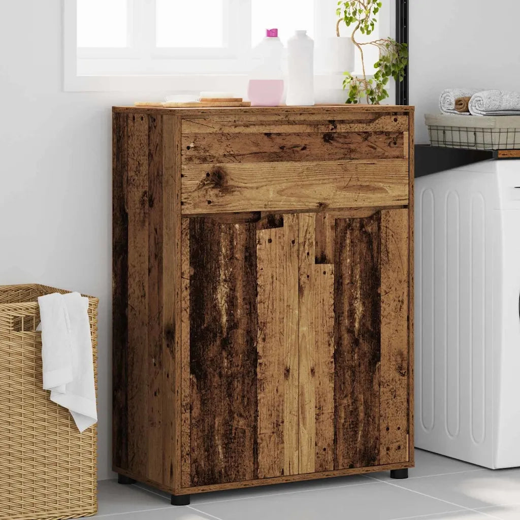 Mobile da Bagno con cassetto Legno vecchio 72,5 x 36,5 x 100 cm