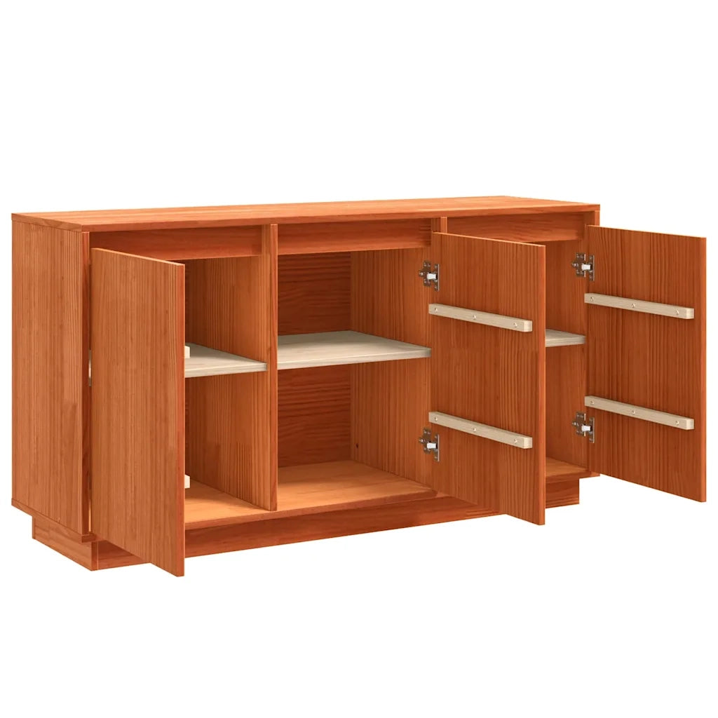 Credenza Rovere Marrone 111 x 34 x 60 cm Pino massello