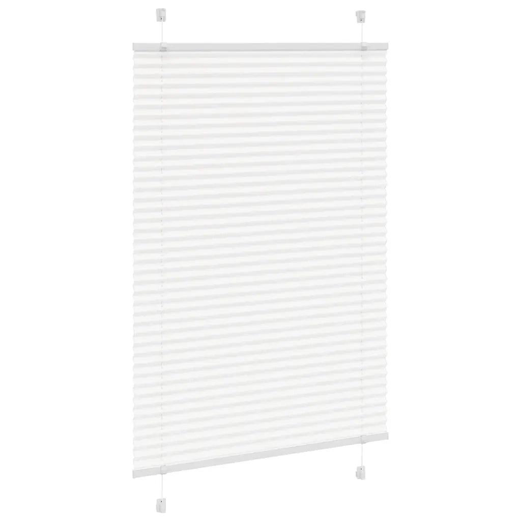Tenda Plissettata Bianca 95x100 cm Larghezza Tessuto 94,4 cm