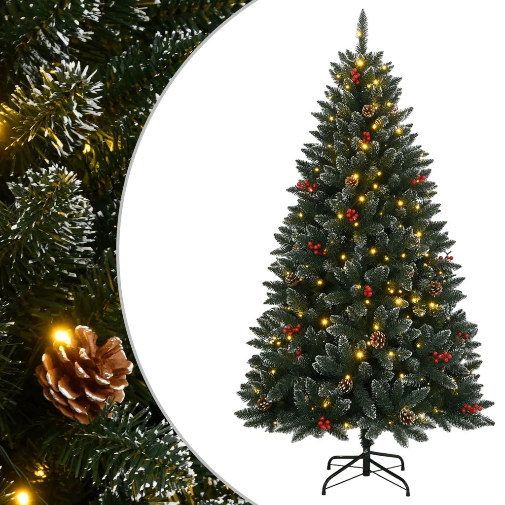 Albero di Natale Artificiale con 150 LED 120 cm 3315753